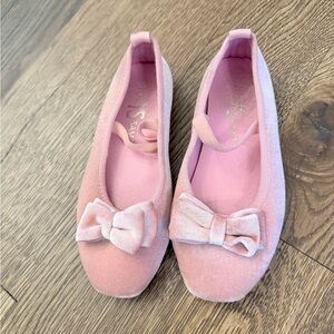 Yosi Samra Pink Bow Kids Shoes - size 13